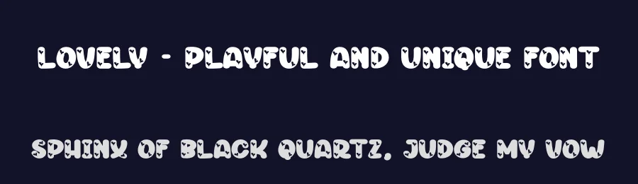 Lovely – Playful And Unique Font by andikastudio — Display Font — thumbnail 2