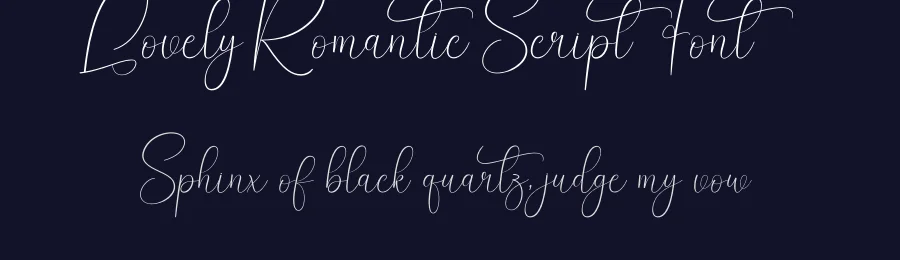 Lovely Romantic Script Font by creativeletter — Script Handwritten Font — thumbnail 2