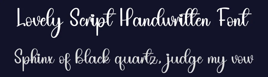 Lovely Script Handwritten Font by inermediaSTUDIO — Script Handwritten Font — thumbnail 2
