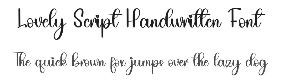 Lovely Script Handwritten Font by inermediaSTUDIO — Script Handwritten Font