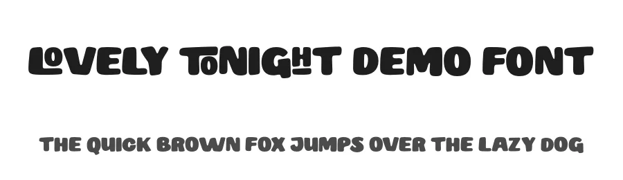 Lovely Tonight Demo Font by Lettersweet — Display Font