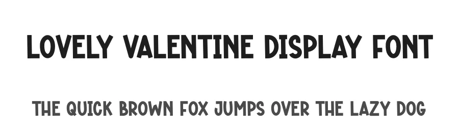 Lovely Valentine Display Font by creativeletter — Script Handwritten Font