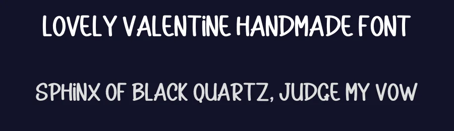 Lovely Valentine Handmade Font by inermediaSTUDIO — Display Font — thumbnail 2