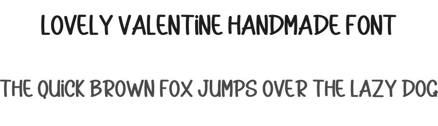 Lovely Valentine Handmade Font by inermediaSTUDIO — Display Font