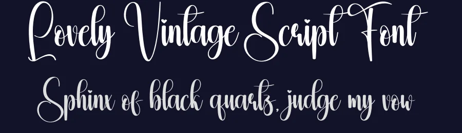 Lovely Vintage Script Font by andikastudio — Script Handwritten Font — thumbnail 2