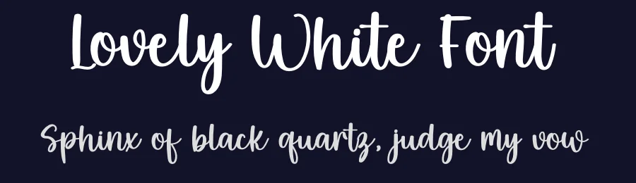 Lovely White Font by freshtypeink — Script Handwritten Font — thumbnail 2