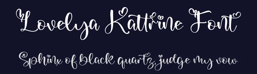 Lovelya Kattrine Font by letterfabric — Script Handwritten Font — thumbnail 2