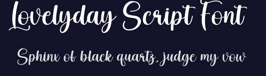 Lovelyday Script Font by creativeletter — Script Handwritten Font — thumbnail 2