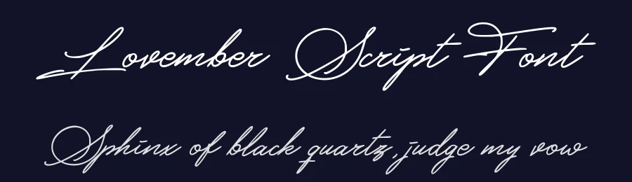 Lovember Script Font by Abodaniel — Script Handwritten Font — thumbnail 2