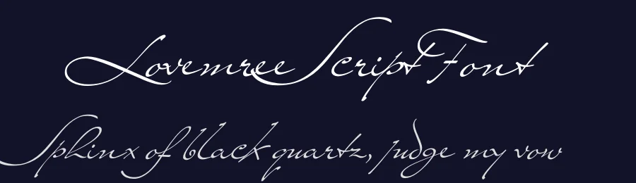 Lovemree Script Font by Typeface — Script Handwritten Font — thumbnail 2