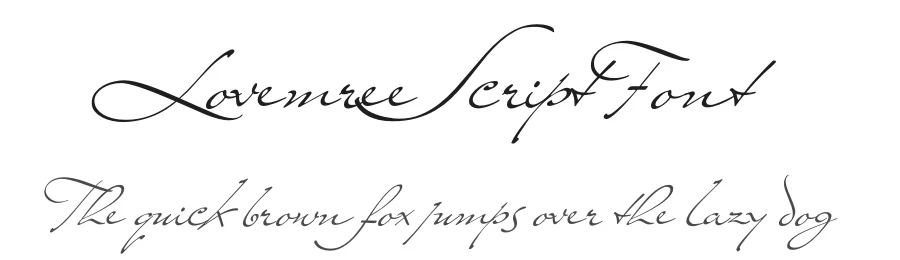 Lovemree Script Font by Typeface — Script Handwritten Font
