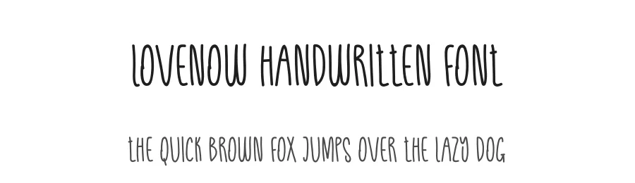 Lovenow Handwritten Font by creativeletter — Display Font