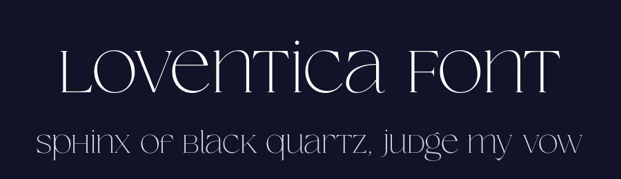 Loventica Font by Second Son Radiance — Serif Font — thumbnail 2