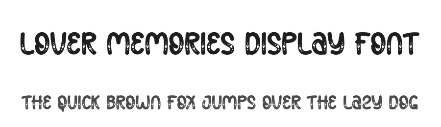 Lover Memories Display Font by creativeletter — Display Font