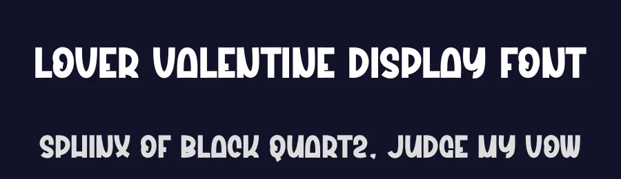 Lover Valentine Display Font by andikastudio — Display Font — thumbnail 2