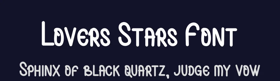 Lovers Stars Font by letterfiastudio — Display Font — thumbnail 2