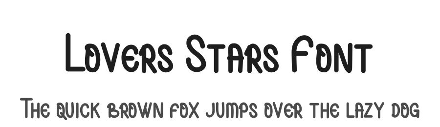 Lovers Stars Font by letterfiastudio — Display Font