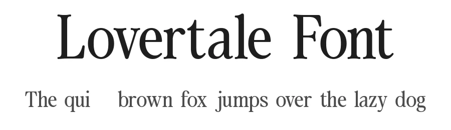 Lovertale Font by Second Son Radiance — Serif Font