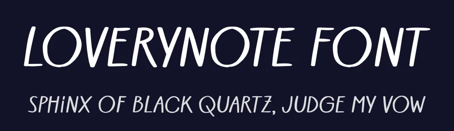 Loverynote Font by Zerootypeworks — Script Handwritten Font — thumbnail 2