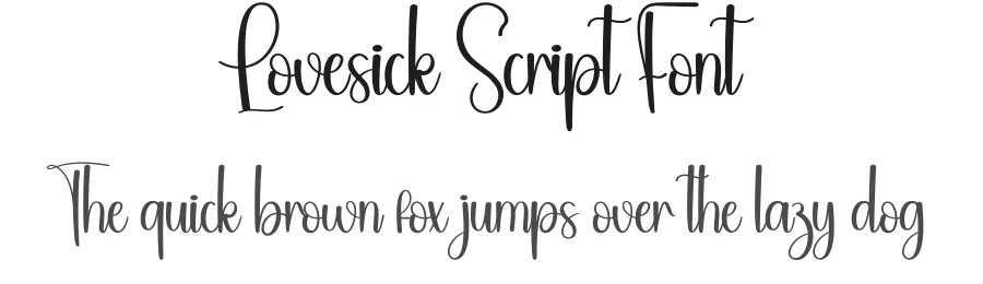 Lovesick Script Font by andikastudio — Script Handwritten Font
