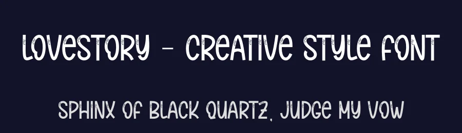Lovestory – Creative Style Font by andikastudio — Display Font — thumbnail 2
