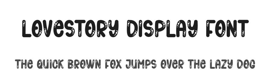 LoveStory Display Font by freshtypeink — Display Font