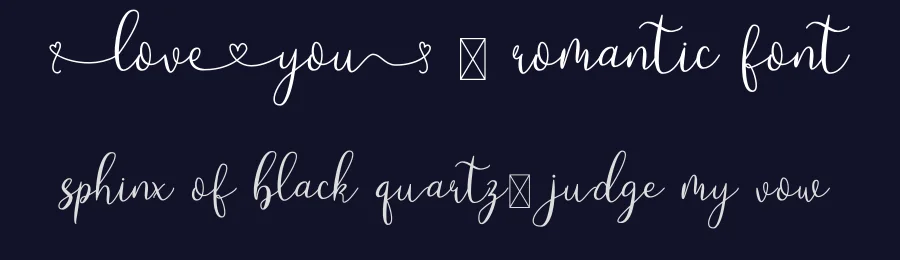 Loveyou – Romantic Font by Nirmana Visual — Script Handwritten Font — thumbnail 2
