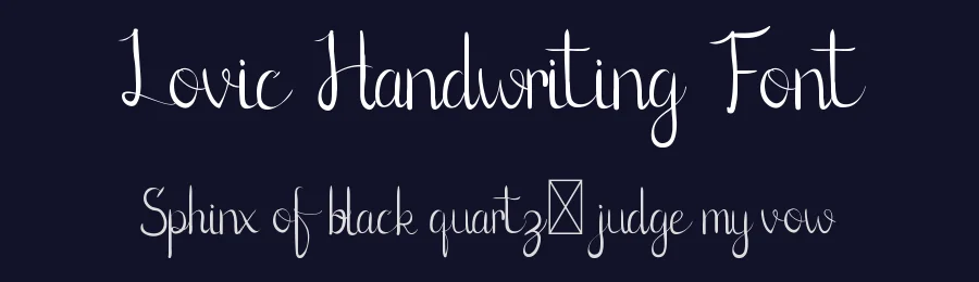 Lovic Handwriting Font by edricstudio — Script Handwritten Font — thumbnail 2