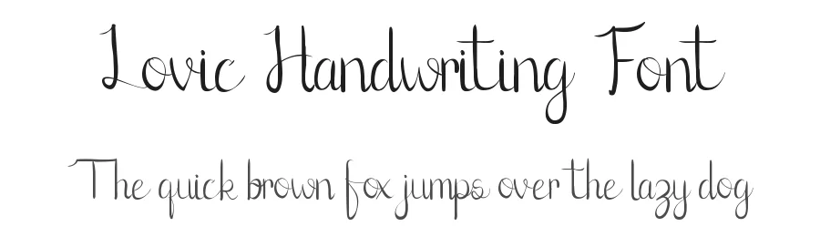Lovic Handwriting Font by edricstudio — Script Handwritten Font