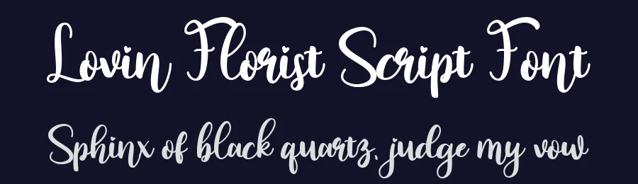 Lovin Florist Script Font by bearydsgn — Script Handwritten Font — thumbnail 2