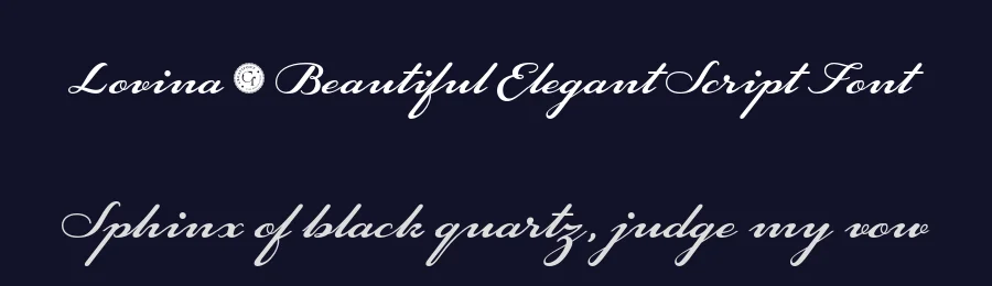 Lovina – Beautiful Elegant Script Font by Creatifontstudios — Script Handwritten Font — thumbnail 2