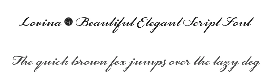 Lovina – Beautiful Elegant Script Font by Creatifontstudios — Script Handwritten Font