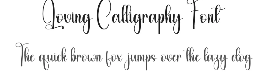 Loving Calligraphy Font by andikastudio — Script Handwritten Font