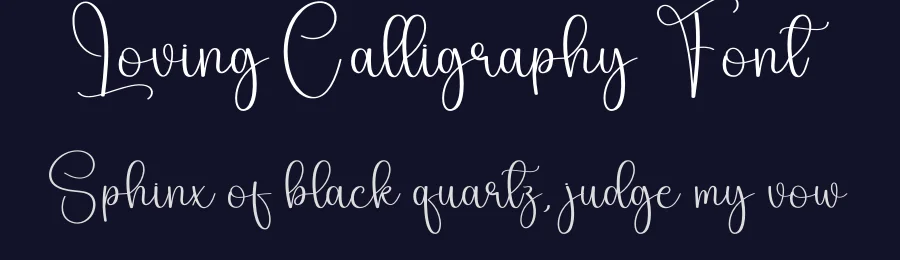 Loving Calligraphy Font by creativeletter — Script Handwritten Font — thumbnail 2