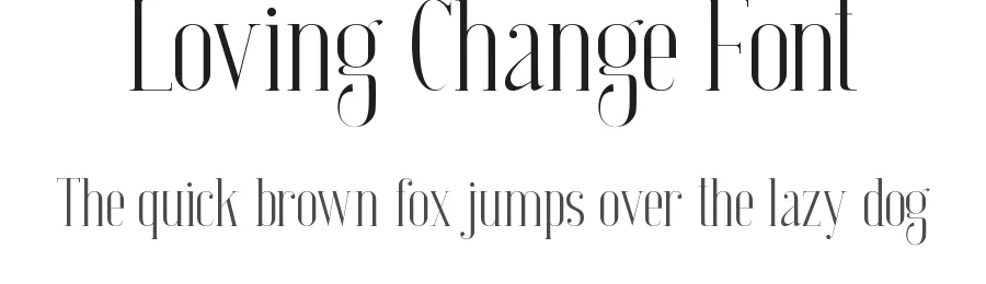 Loving Change Font by CalligraphyFonts.net — Serif Font