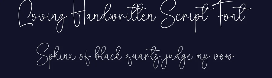 Loving Handwritten Script Font by creativeletter — Script Handwritten Font — thumbnail 2