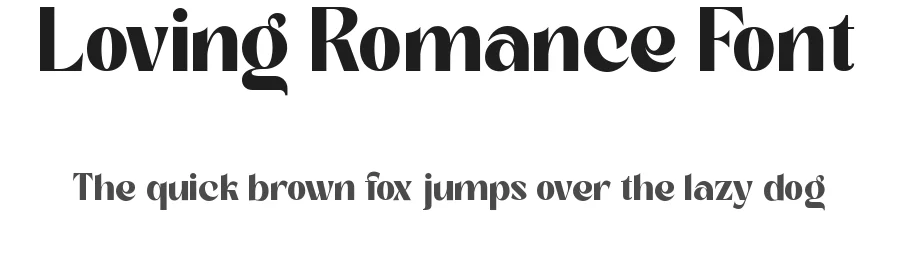 Loving Romance Font by Fontliner — Display Font