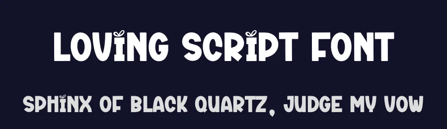 Loving Script Font by andikastudio — Display Font — thumbnail 2