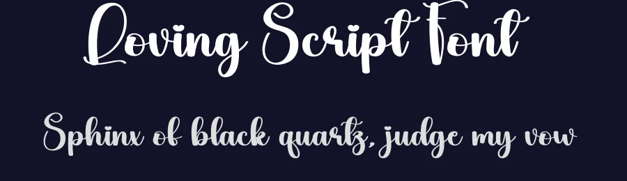 Loving Script Font by creativeletter — Script Handwritten Font — thumbnail 2