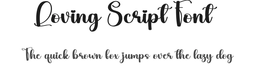 Loving Script Font by creativeletter — Script Handwritten Font