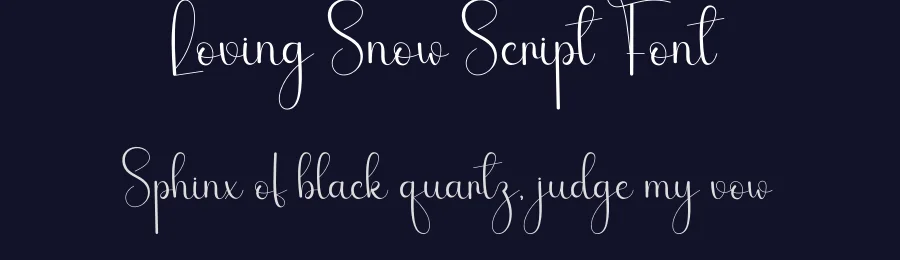 Loving Snow Script Font by andikastudio — Script Handwritten Font — thumbnail 2