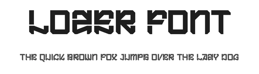 Lozer Font by Marvadesign — Display Font