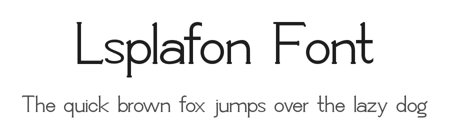 Lsplafon Font by Letternesia studio — Display Font
