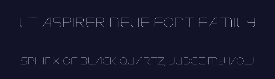 LT Aspirer Neue Font Family by LyonsType — Display Font — thumbnail 2
