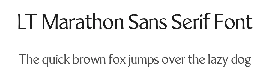 LT Marathon Sans Serif Font by LyonsType โ Sans Serif Font