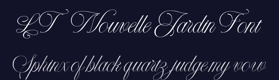 LT Nouvelle Jardin Font by Luminotype — Script Handwritten Font — thumbnail 2