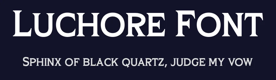 Luchore Font by Hole Hope Design — Display Font — thumbnail 2