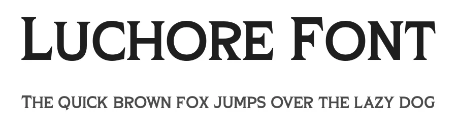 Luchore Font by Hole Hope Design — Display Font