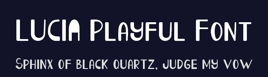 LUCIA Playful Font by imamfathoni0 — Decorative Font — thumbnail 2