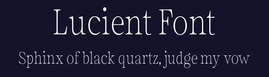 Lucient Font by Nia Typework — Serif Font — thumbnail 2